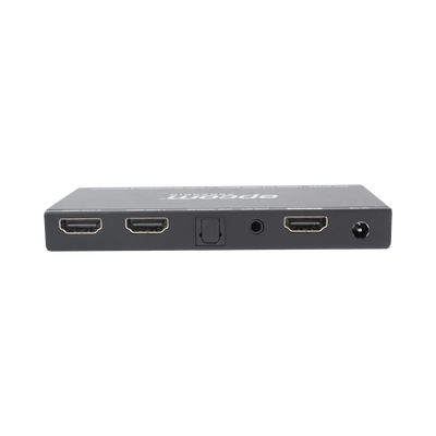 Splitter HDMI 1x2 | 4K@60Hz | Extractor de Audio | Down Scaler | HDR  4:4:4 | EDID | 18Gbps