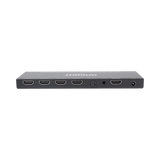 Splitter HDMI 1x4 | 1 Entrada a 4 salidas (Simultaneas) | 4K@60Hz | Extractor de Audio | Down Scaler | HDR  4:4:4 | EDID | 18Gbps