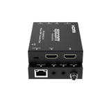 Extensor HDMI 4K@60Hz | PoC Bidireccional | HDR y Dolby Vision | Audio ARC y Óptico | Transmisión hasta 70m por CAT6