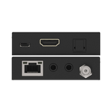 Extensor HDMI 4K@60Hz | PoC Bidireccional | HDR y Dolby Vision | Audio ARC y Óptico | Transmisión hasta 70m por CAT6