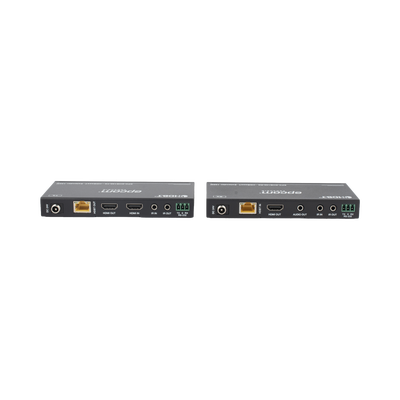 Kit Extensor HDMI | 4K2K@60HZ | HDR 4:4:4 | HDBaseT | 120/150m | Salida de Audio | HDCP 2.2 | IR Bidireccional