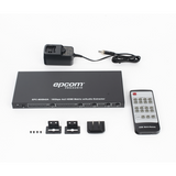 Matricial HDMI | 4x2 | 4K2K@60Hz | HDR | YCbCr 4:4:4 | EDID Auto | Extractor de Audio | Salida de audio análoga y digitalizados | HDCP 2.2 | 18 Gbps