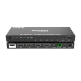 Multivisor HDMI 4x1 | 4K@30Hz | Vista Cuádruple | Cambio Automático/Manual | Control IR