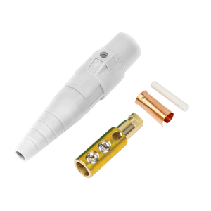 Epcom Proaudio Conector Macho Camlock / 400 Amperes / 600V AC EP-CAMLOCK-400A-M-WHITE