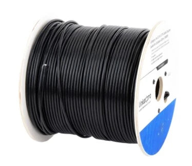 LinkedPro Bobina de Cable CAT5E 305 M, CCA, Doble Forro, Uso Intemperie