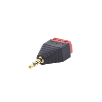 Epcom EP-CON35 cambiador de género para cable 3-pin 3,5 Negro, Oro
