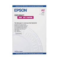 Epson Photo Quality Ink Jet Paper, DIN A2, 102 g/m², 30 hojas Papel A2 Blanco Mate 102 g/m²