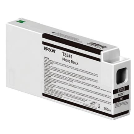 Tinta Epson UltraChrome HD Fotográfico 350 ml Color Negro, Compatible con Impresoras Epson SureColor de 24" y 44"