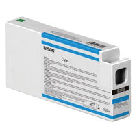 Tinta Epson UltraChrome HD 150 ml Color Cian, Impresión de Alta Calidad, Compatible con Modelos Epson EcoTank