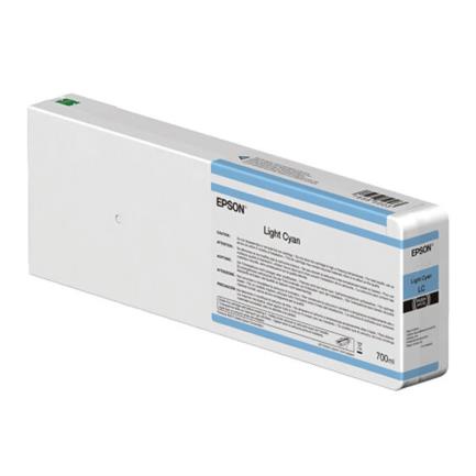 Tinta Epson UltraChrome HD 700 ml Color Cian Claro, Impresión de Alta Capacidad