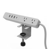 EPLCLAMPOW - Epcom Powerline Multiconto de Escritorio / Carga Rápida 65 W / 2 x NEMA 5-15P EPLCLAMPOW