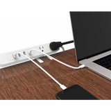 EPLCLAMPOW - Epcom Powerline Multiconto de Escritorio / Carga Rápida 65 W / 2 x NEMA 5-15P EPLCLAMPOW