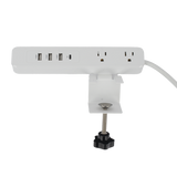 EPLCLAMPOW - Epcom Powerline Multiconto de Escritorio / Carga Rápida 65 W / 2 x NEMA 5-15P EPLCLAMPOW