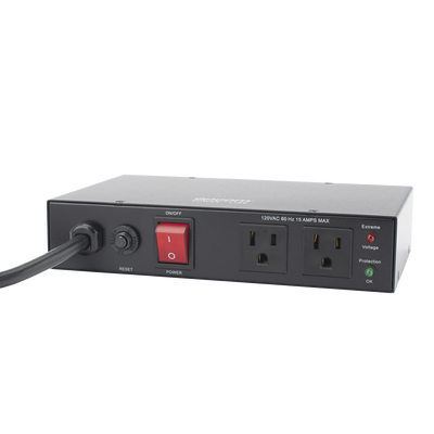 EPLCON2O - Acondicionador de Voltaje / 2 Salidas NEMA 5-15R / 1,800 W / 15 A / Supresión de Picos 1,080 J / Filtro EMI/RFI / Gabinete Metálico