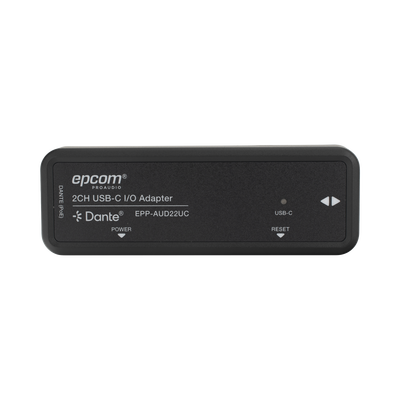 EPP-AUD22UC - Extensor de Audio y Video / Dante® 2CH / USB-C I/O / HDMI 4K@30Hz / 100 m (328 ft) / PoE / Latencia 1-5 ms / ESD ±8 kV