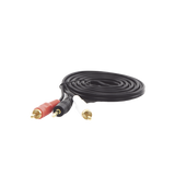 Convertidor 3.5mm Estéreo a 2 RCA Macho 1.83m | para Aplicaciones de Audio | Compatible con Amplificadores VSSL y Epcom ProAudio