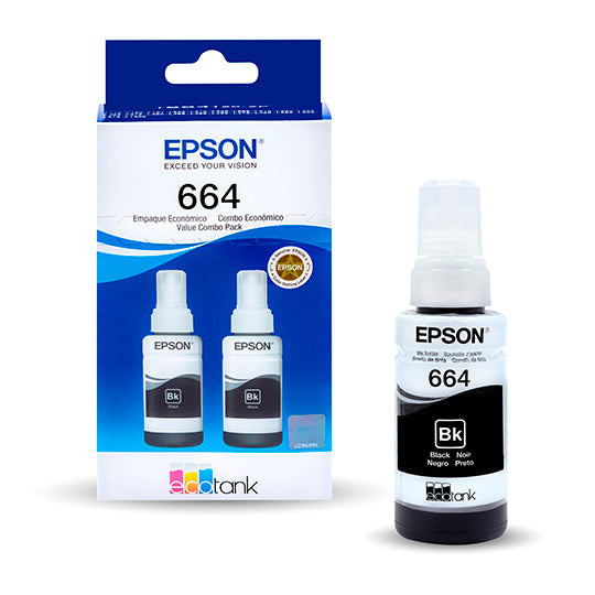 Epson - T664120-2 - Ink tank - Black - L120 L1300 L121