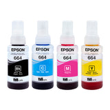 Epson - T664520-4 - Ink tank - Color - Pack full set L120 L