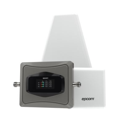 Epcom EP-TB-4GV2 amplificador de señal celular Amplificador de señal móvil para interior Negro, Gris, Blanco