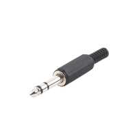 Epcom EP-TRS cambiador de género para cable 6.35mm Negro, Acero inoxidable