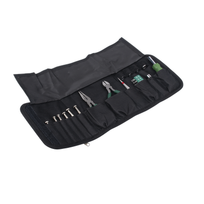 EPCOM Juego de Herramientas 25 Pzas, Estuche Portátil, Desarmadores Finos, Pinzas