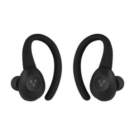 AUDÍFONOS VORAGO ESB-500-PLUS TWS BLUETOOTH 5.0 IPX5 MANOS LIBRES EARHOOKS DESMONTABLES.