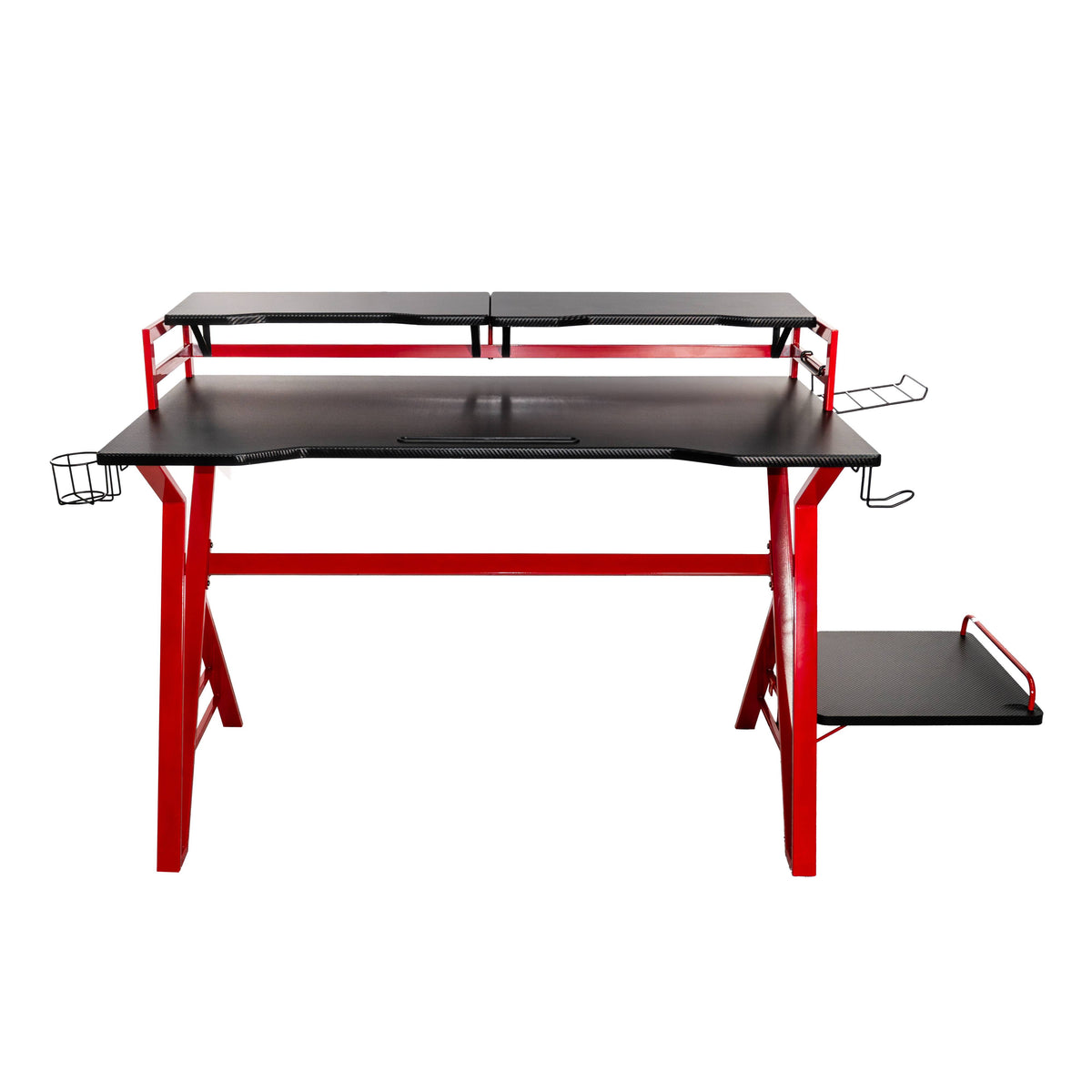NA-0646 - NACEB ESCRITORIO GAMER CON BASE ROJO/NEGRO NA-0646