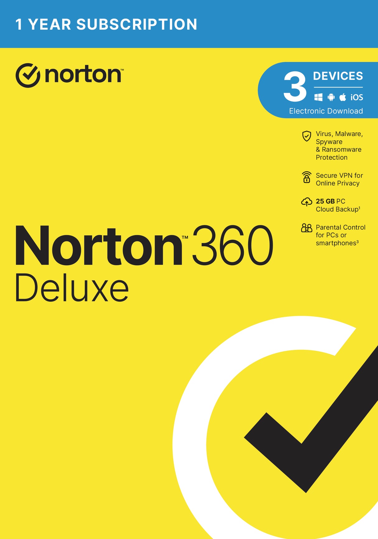 Antivirus NORTON ESD, Protección para 5 Dispositivos, Actualizaciones Diarias, Seguridad en Tiempo Real