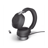 EVOLVE2-85-MS-BK-A - Jabra Auricular Profesional Inalámbrico / Cancelación de Ruido Activa Híbrida / 10 Micrófonos