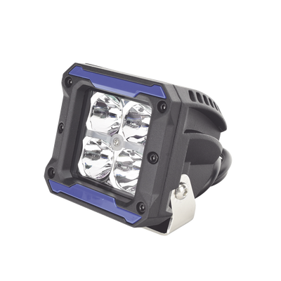 EW3007F - Luz de Trabajo LED / 4950 Lúmenes / 9 LEDs 10W / 12-24 VCD / IP67 / Soporte Articulado Acero Inoxidable