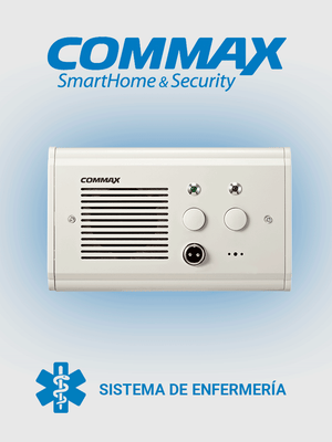 COMMAX JNS-4CS sistema de alerta de emergencia médica Blanco Botón de SOS