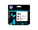 F9J88A - HP Cabezal de impresión HP DesignJet 744 negro mate/rojo cromático Impresora Inyección de tinta térmica