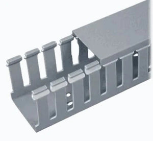 Panduit Canaleta Ranurada de PVC con Tapa / Tipo F / 32 mm Ancho x 28.7 mm Alto FC1X1LG2