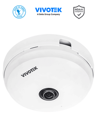 VIVOTEK Cámara IP Fisheye FE9180-H-v2, 5MP, Visión 360º, WDR Pro, ONVIF