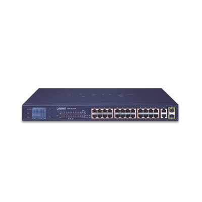 FGSW-2622VHP - PLANET FGSW-2622VHP switch No administrado L2 Fast Ethernet (10/100) Energía sobre Ethernet (PoE) 1U Azul
