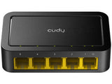 Cudy FS105D dispositivo de redes Fast Ethernet (10/100) Negro, Bidireccional completo (Full duplex)
