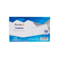 Tarjeta índice Fortec rayada 12.7 x 20.3