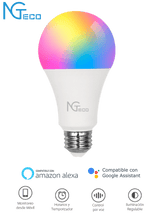 ZKTeco NG-L200 iluminación inteligente Bombilla inteligente Wi-Fi 9 W