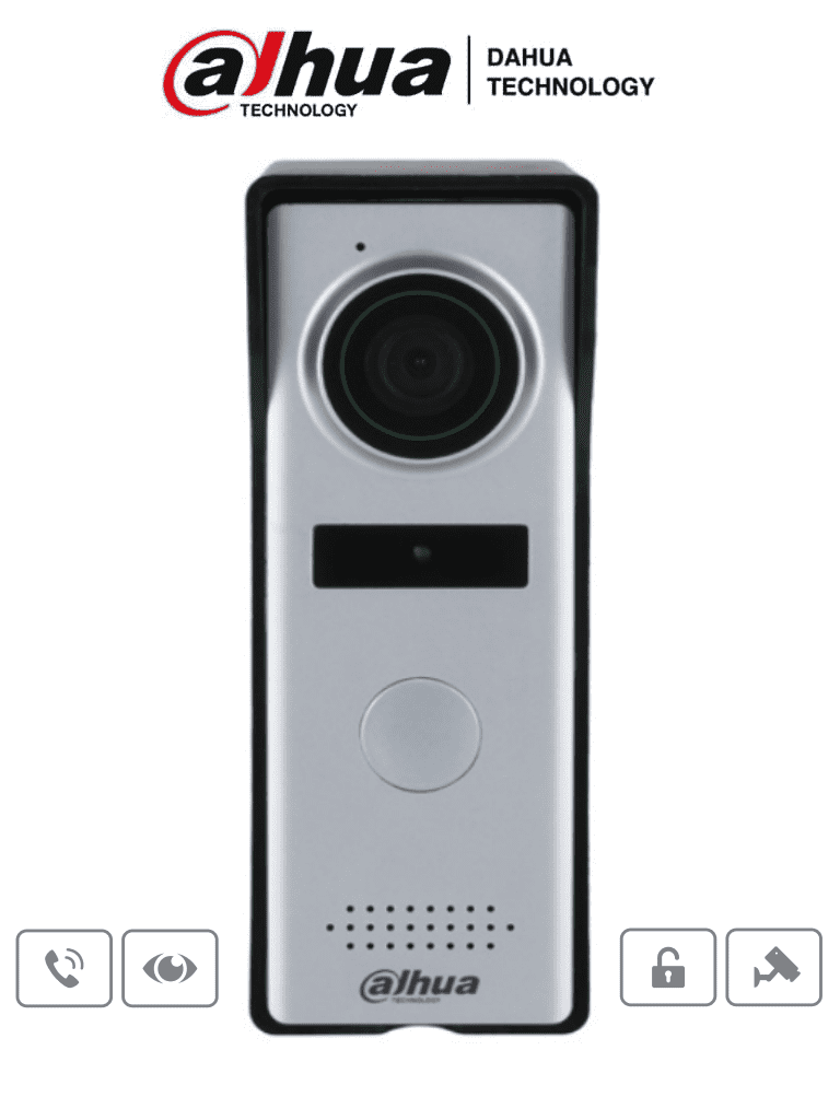 Intercomunicador Dahua VTO1000J IP66 con Frente de Calle Analógico Compatible con KTA01 y KTA02