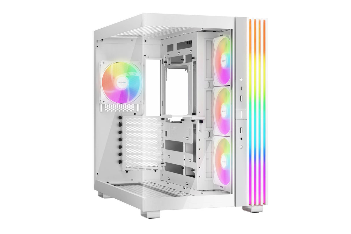 Torre Gaming Be Quiet LIGHT BASE 600 LX WHITE, 4 Ventiladores, ATX, 360mm