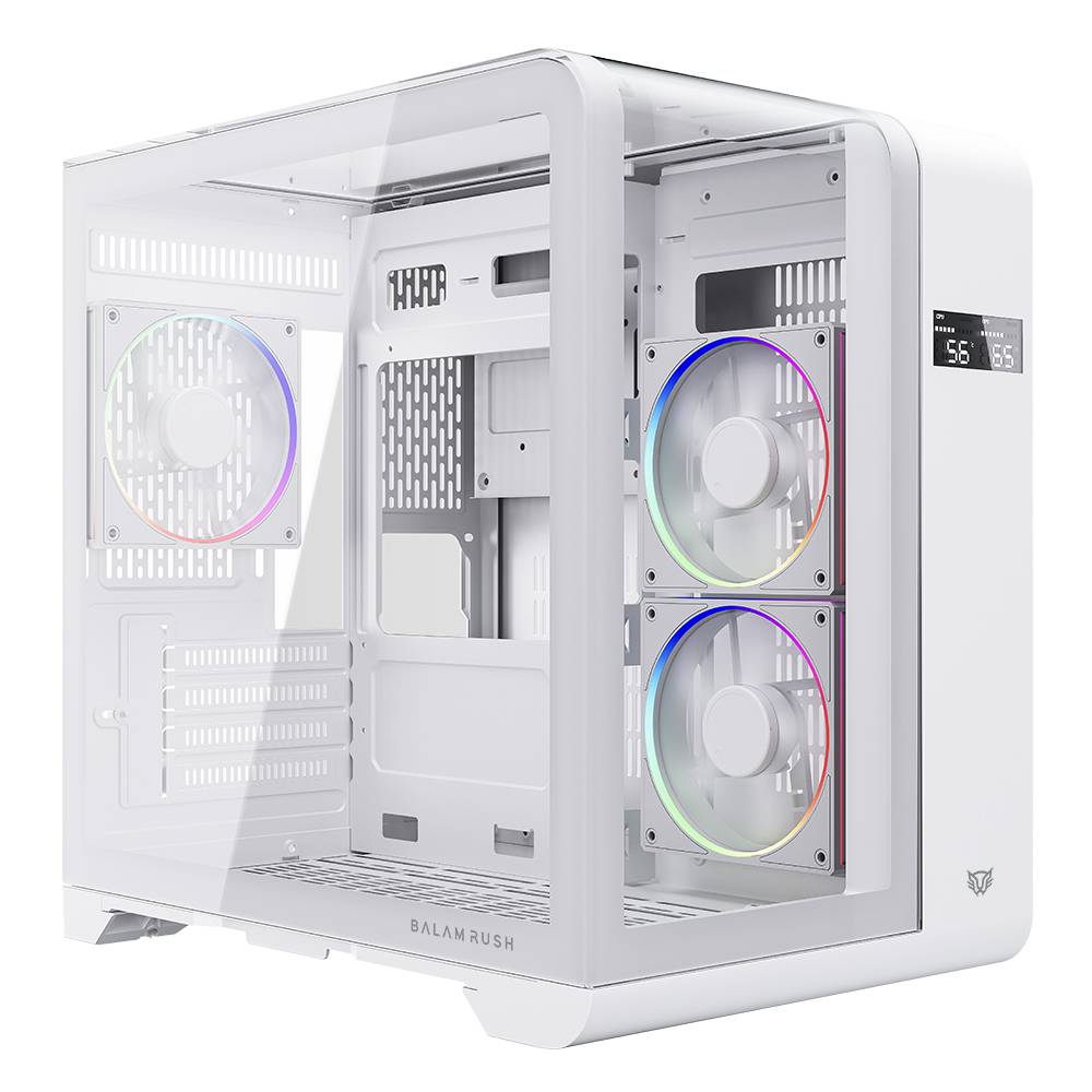 Chasis Gaming ACTECK Curve 6400 con 4 Ventiladores LED RGB, USB 3.0 y Soporte ATX