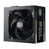 Cooler Master MWE Gold 650 - V2 unidad de fuente de alimentación 650 W 24-pines ATX ATX Negro, 90 - 264 V, Activo, 100 W