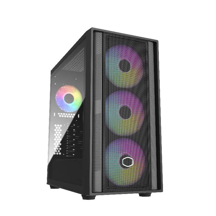 Torre Gaming COOLER MASTER MB600-KGNN-S00, ATX, 4 Ventiladores, USB 3.0, RGB