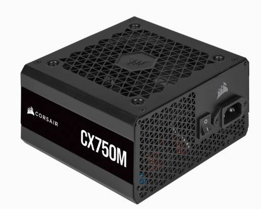 Fuente de poder CORSAIR CP-9020222-NA REFURBISHED, 750W, Certificación 80 Plus Gold, Modular
