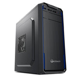 Getttech GG1803 carcasa de ordenador Escritorio Negro, Azul 500 W
