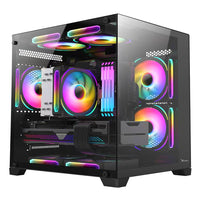 Gabinete para Computadoras Xzeal XZGAMC2B, ATX, 3 Ventiladores, 4 Bahías HDD, 2 Puertos USB 3.0