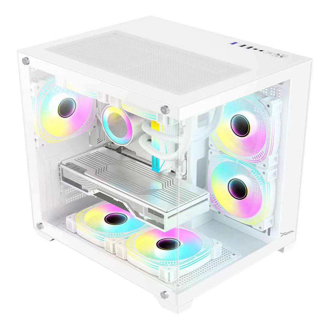 Gabinete para Computadoras Xzeal XZGAMC2W, ATX, 4 Bahías, USB 3.0, Ventana Acrílica