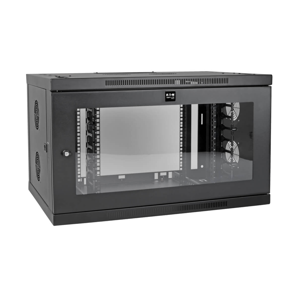 TRIPP-LITE Gabinete SRW9UDPGVRT 9U, 600mm Profundidad, Montaje en Pared, 19"