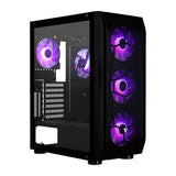 Game Factor CSG400 carcasa de ordenador Midi Tower Negro