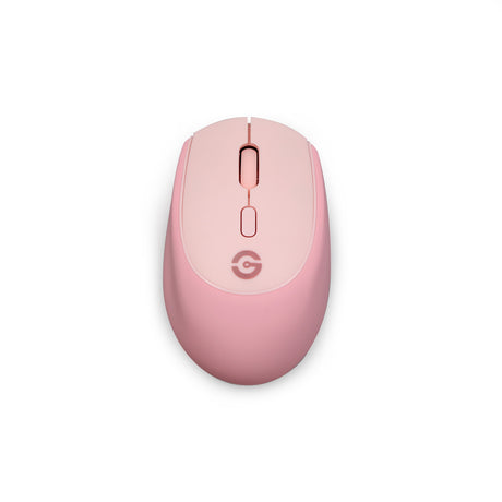 Mouse Wireless GettTech GAC-24404P Colorful Rosa, 2.4GHz, 1600 DPI, 4 Botones